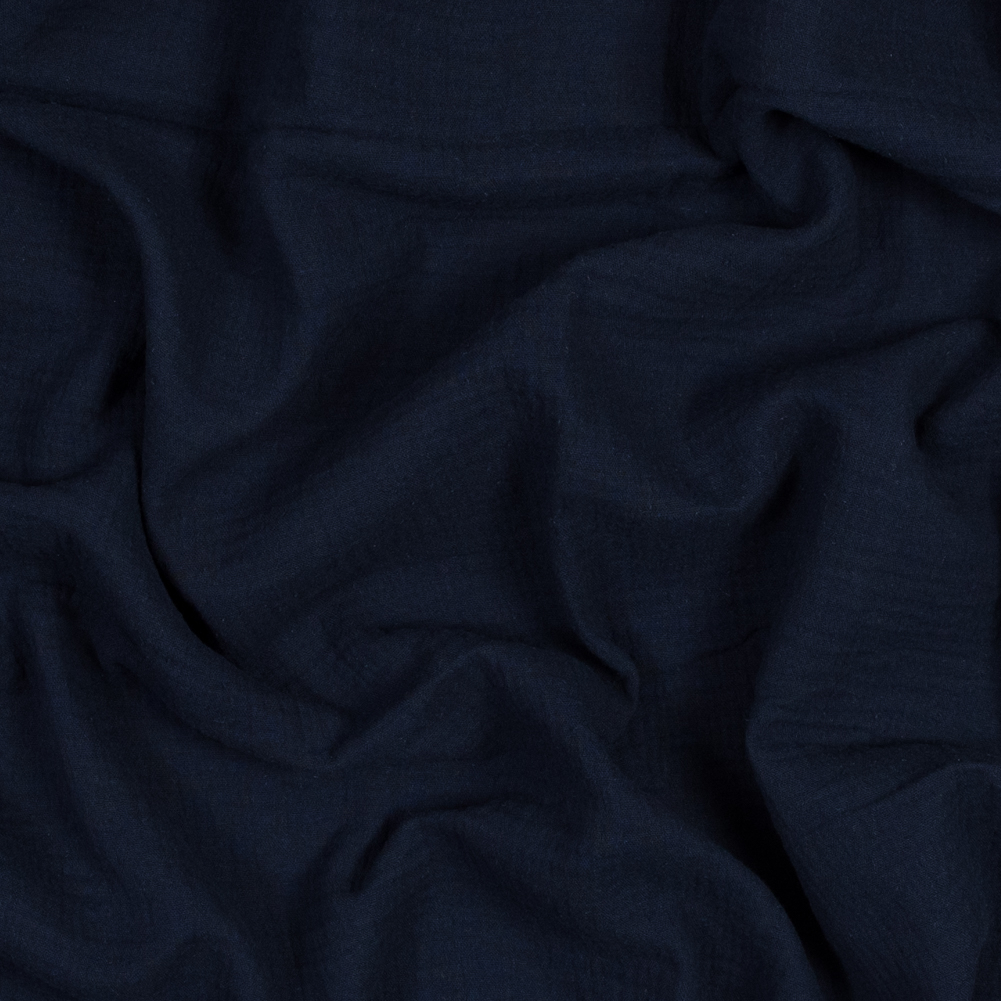 Talamanca Navy Double Cotton Gauze - Gauze - Cotton - Fashion Fabrics