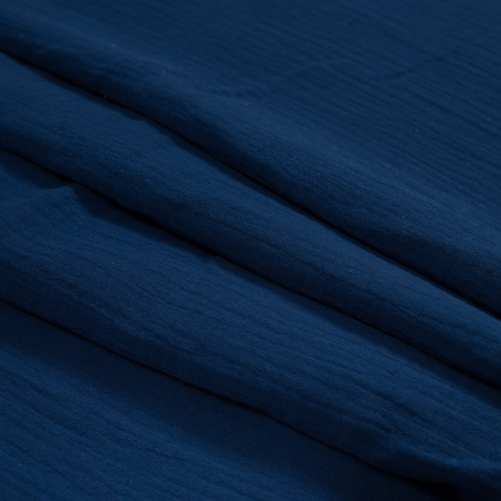 Talamanca Royal Blue Double Cotton Gauze - Gauze - Cotton - Fashion Fabrics