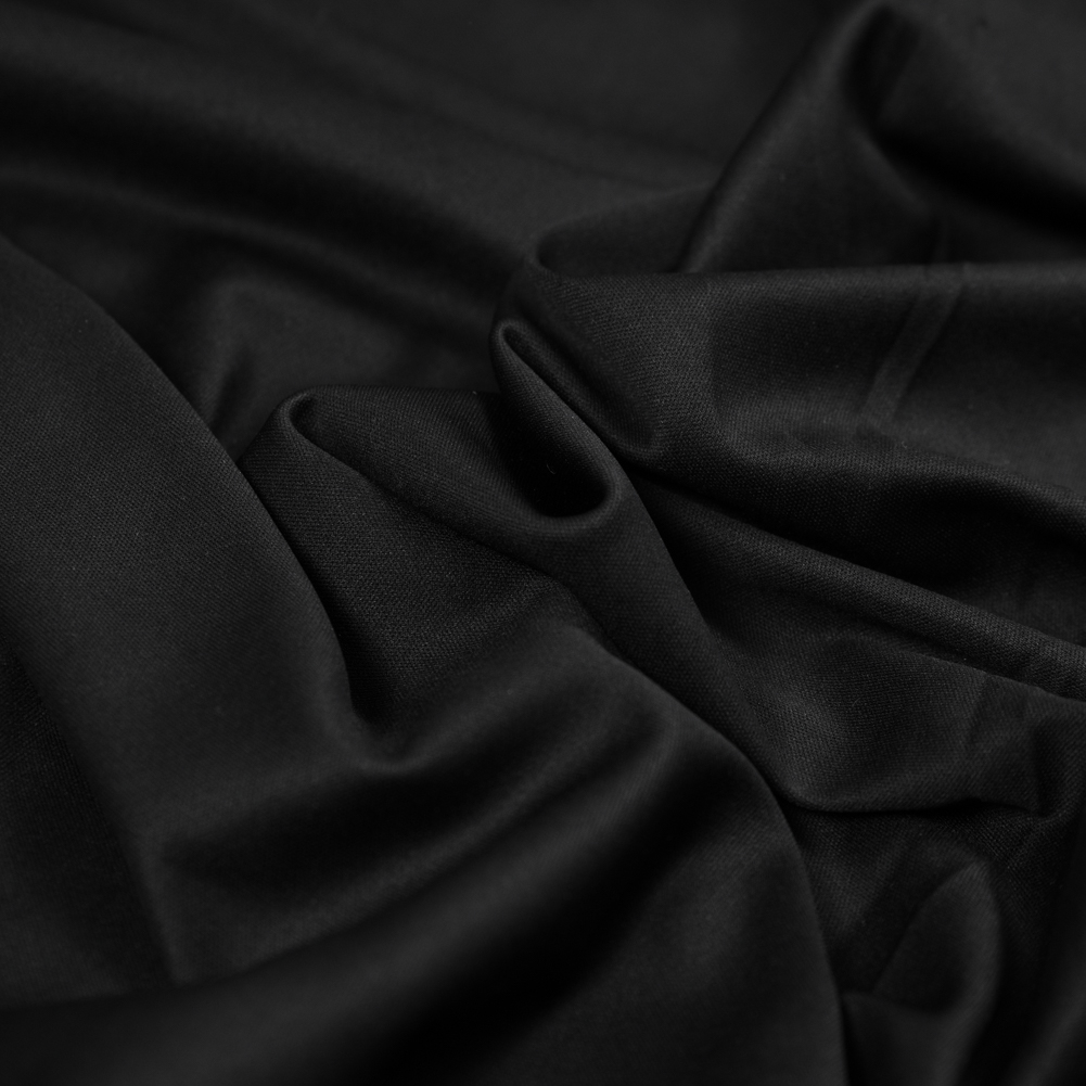 Ultra Soft Black Stretch Polyester Jersey - Web Archived