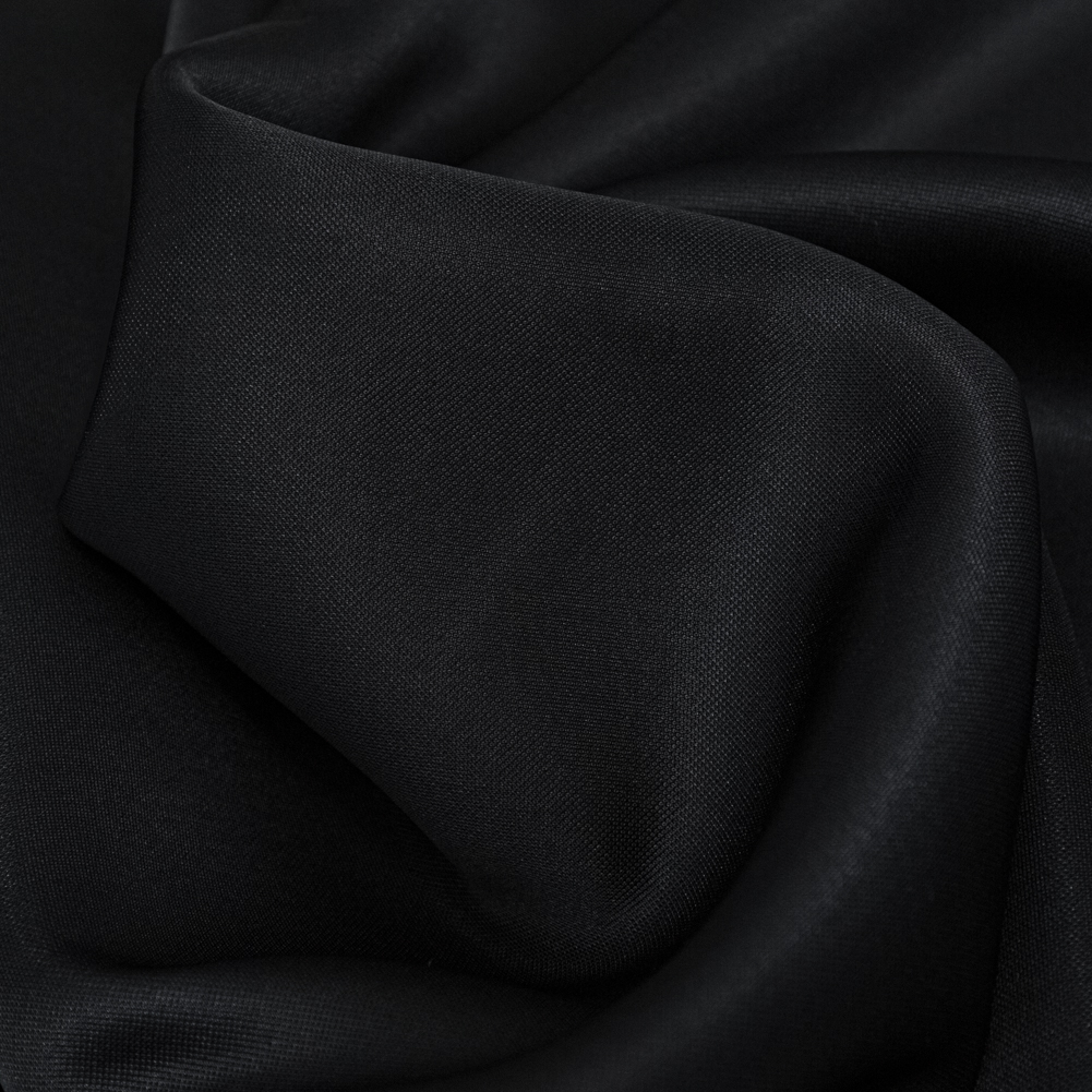 Black Sleek Scuba Knit with Filler - Web Archived