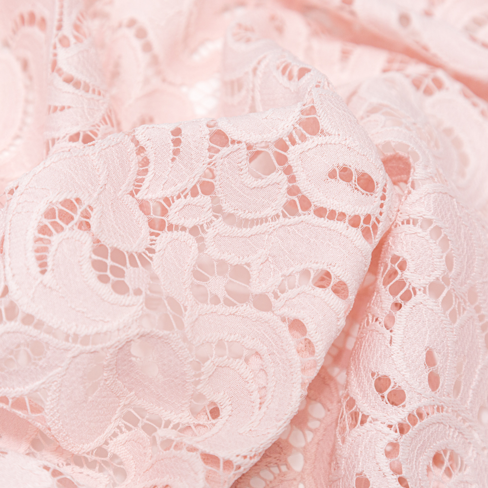 Milly Peach Blush Re-Embroidered Lace - Lace - Other Fabrics - Fashion ...