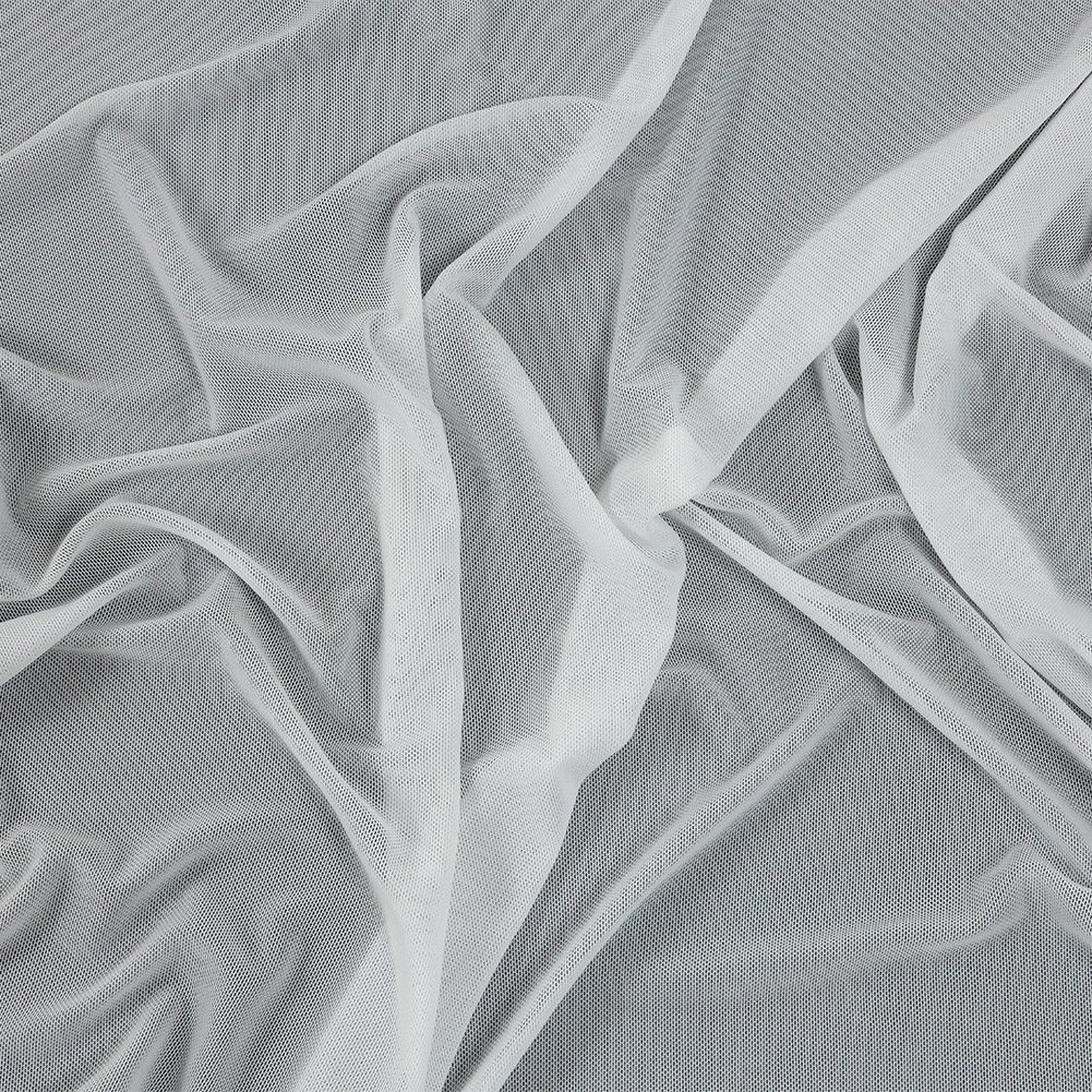 Ricci White Stretch Nylon Mesh - Mesh - Other Fabrics - Fashion Fabrics