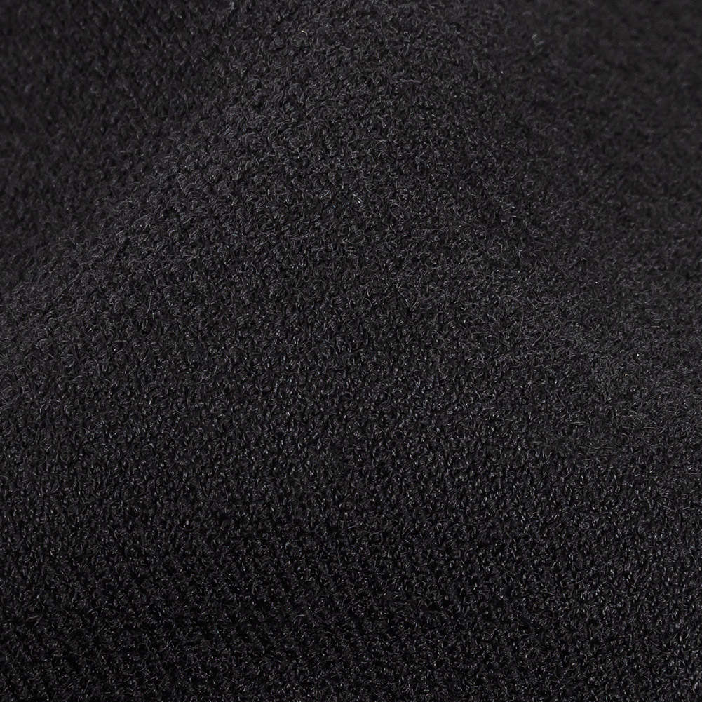 Black Twill Stretch Wool Coating - Web Archived