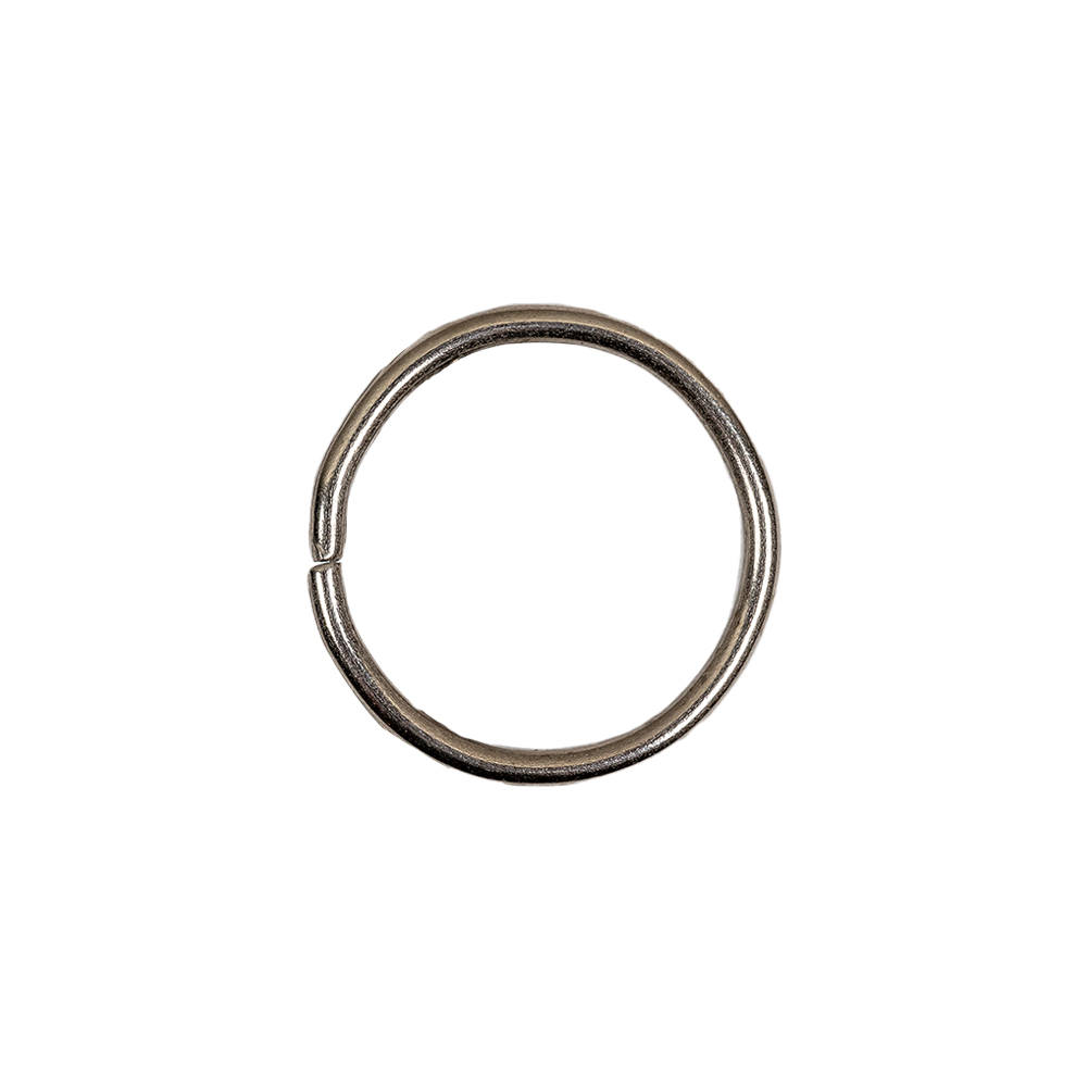 Nickel Split Metal O Ring - 0.75 - Rings - Buckles - Trims