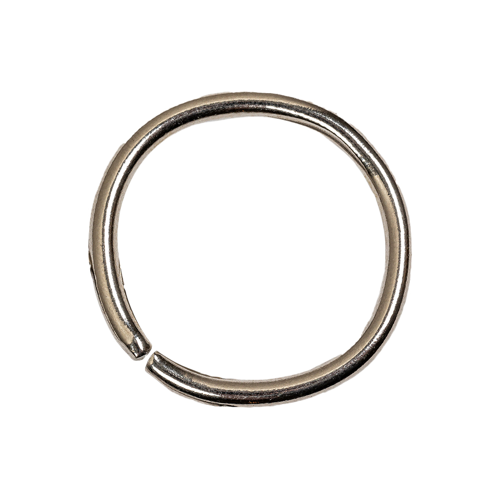 Nickel Split Metal O Ring - 1.25 - Rings - Buckles - Trims
