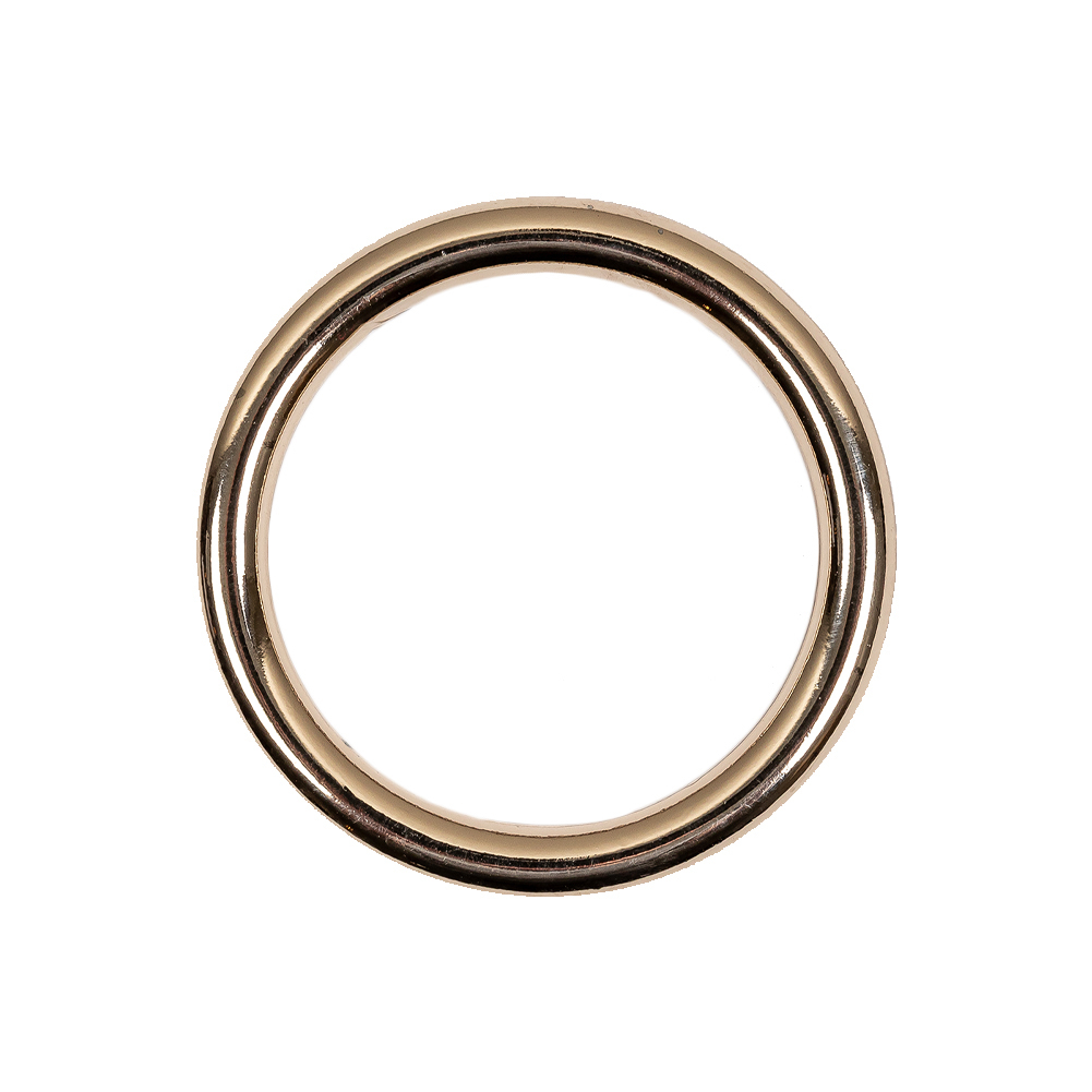 Gold Solid Metal O Ring - 1 - Rings - Buckles - Trims