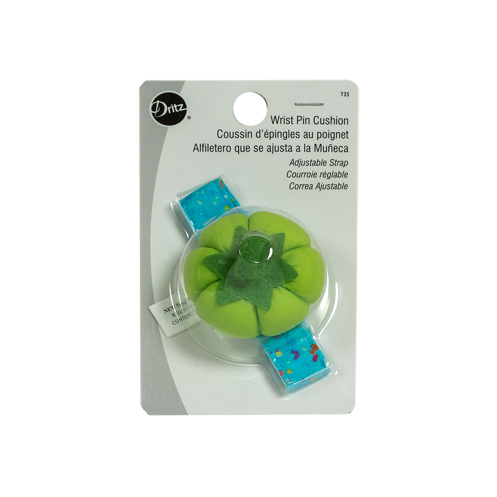 Dritz Green and Blue Tomato Wrist Pin Cushion - Pin Cushions - Sewing  Supplies - Notions