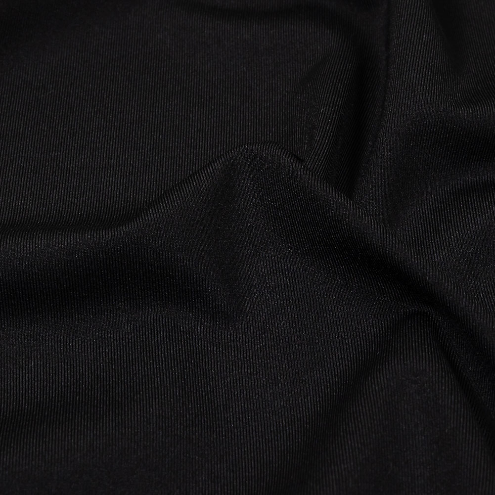Black 12 oz Nylon Jersey - Nylon Jersey - Jersey/Knits - Fashion Fabrics
