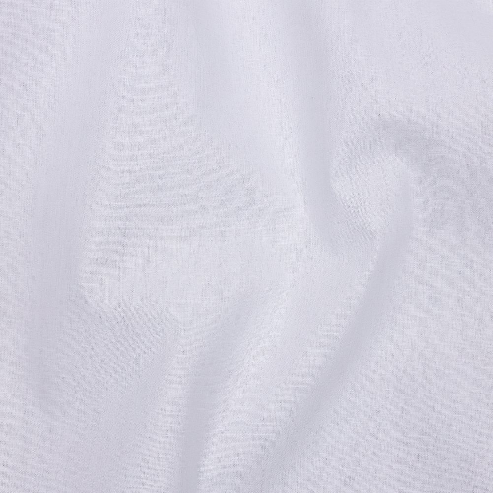 58/60 White Buckram Fabric By The Yard - 100% Cotton