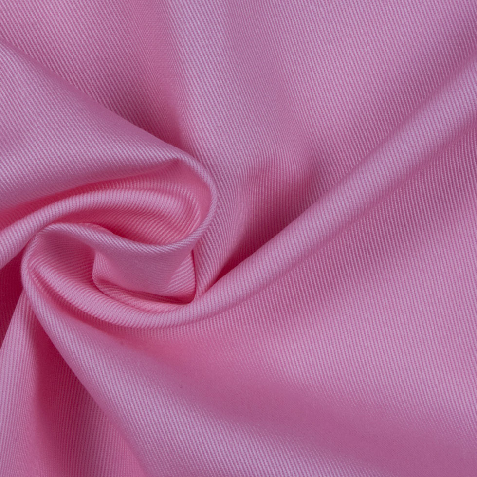 Stratton Pink Solid Organic Cotton Twill - Twill - Cotton