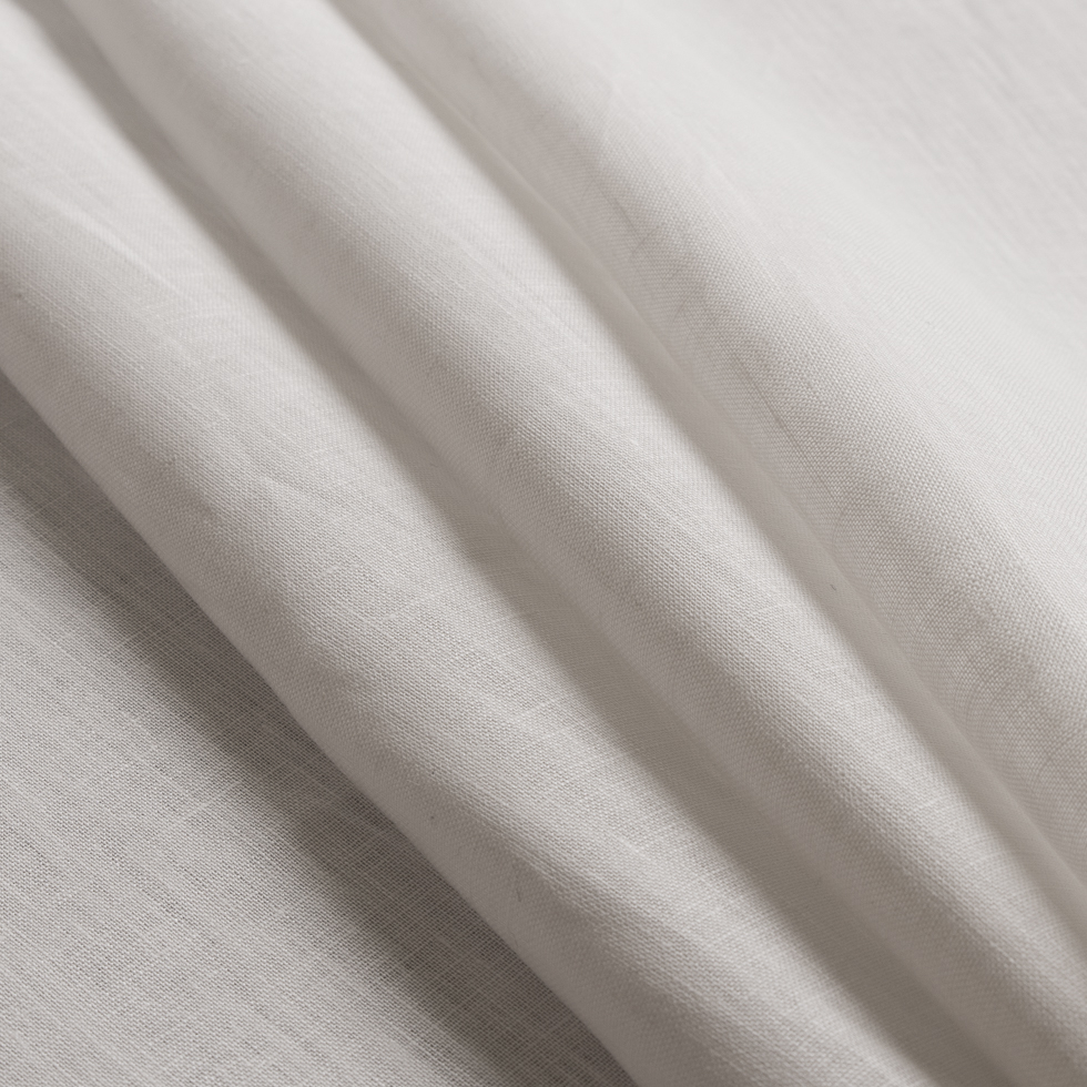 Ivory Lightweight Linen Woven - Lightweight - Linen - Fashion Fabrics