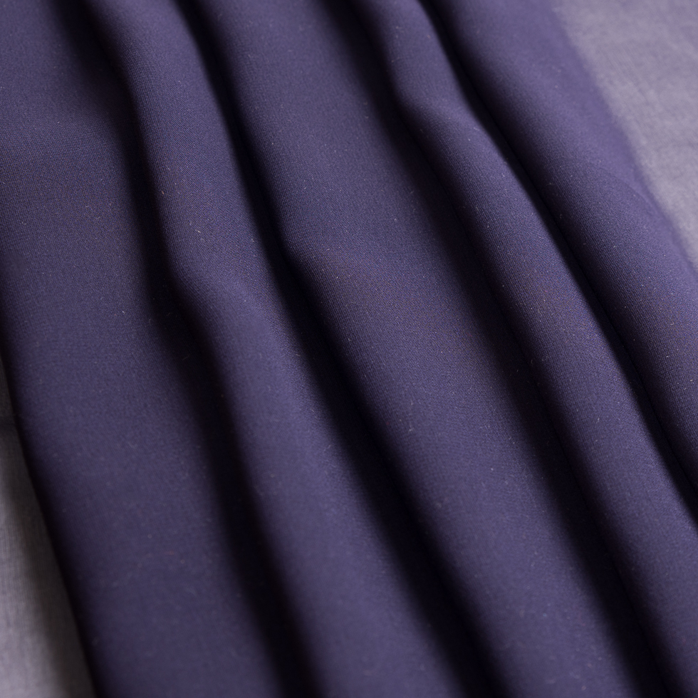 Purple Solid Silk Chiffon - Chiffon - Silk - Fashion Fabrics
