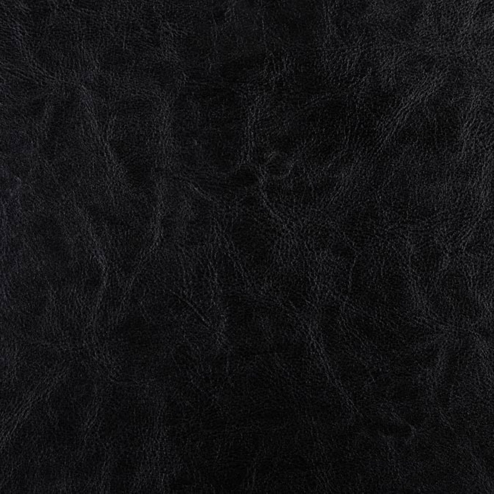 Mood Fabrics Black Solid Faux Leather/ Vinyl