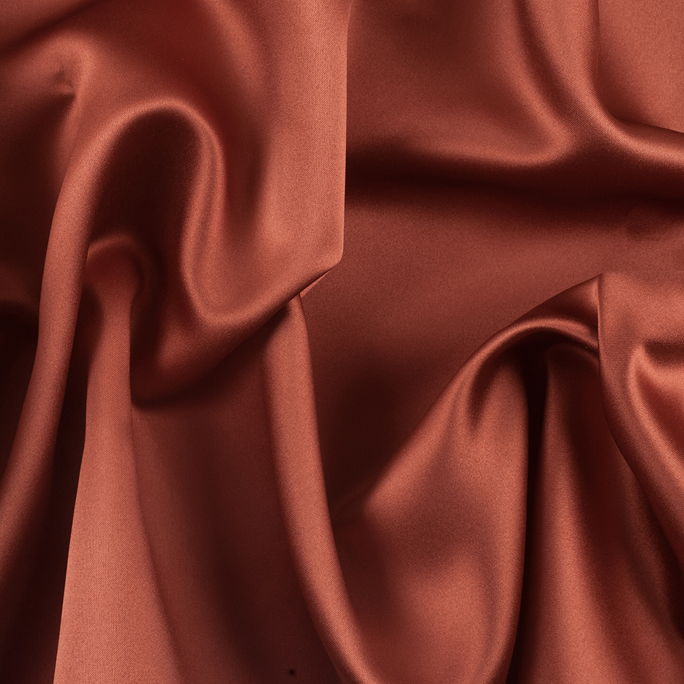 Heavy Luxe Matte Satin Fabric Black, by the yard