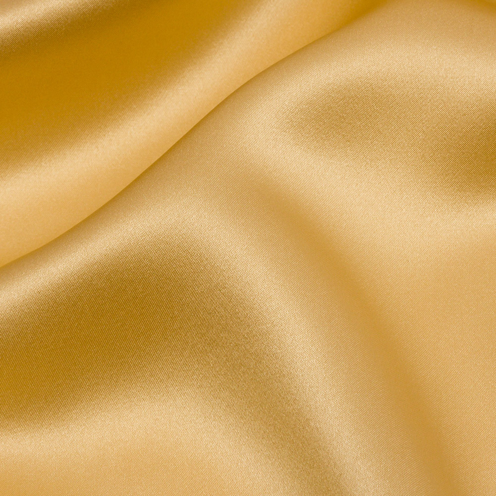 Premium Gold Silk Charmeuse - Charmeuse - Silk - Fashion Fabrics