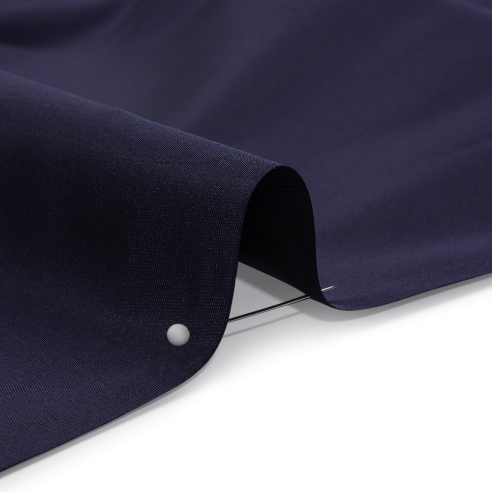 Navy Solid Silk Faille - Faille - Silk - Fashion Fabrics