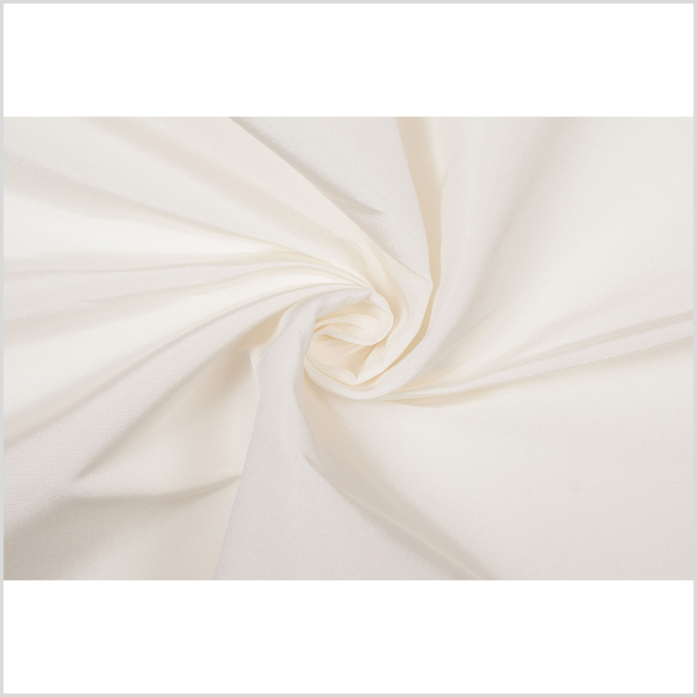 Off-White Solid Silk Faille - Faille - Silk - Fashion Fabrics