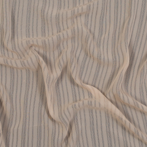 Nude Tonal Striped Gauzy Silk