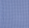 Blue and Navy Checked Cotton Shirting | Mood Fabrics