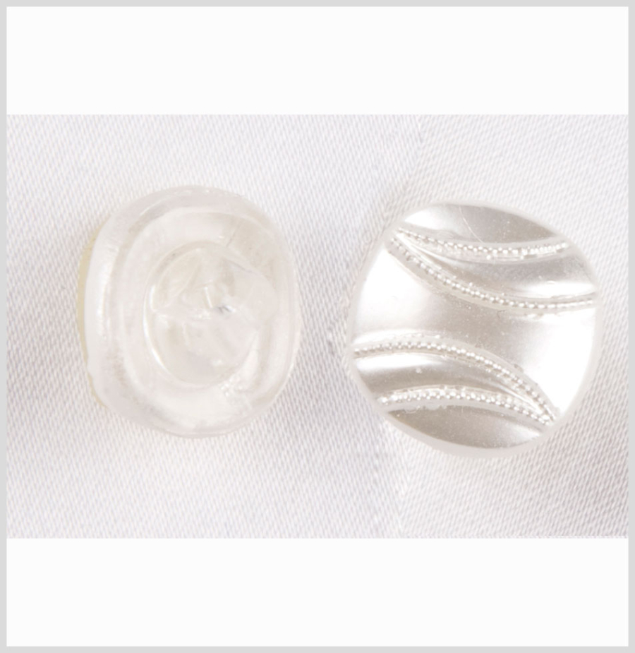 Pearl White Pearl Glass Button - 18L/11.5mm | Mood Fabrics