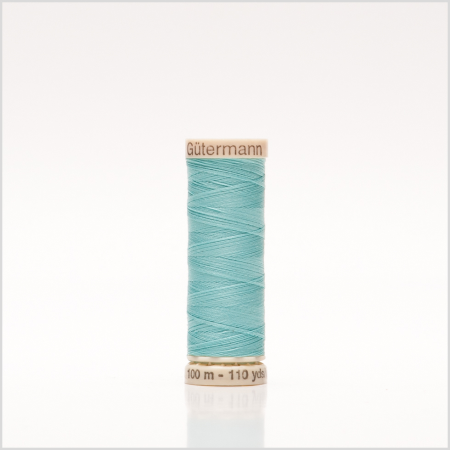 601 Aqua Blue 100m Gutermann Sew All Thread | Mood Fabrics