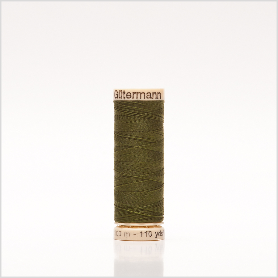 780 Olive 100m Gutermann Sew All Thread | Mood Fabrics
