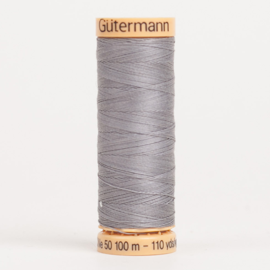 9280 Gray 100m Gutermann Cotton Thread | Mood Fabrics