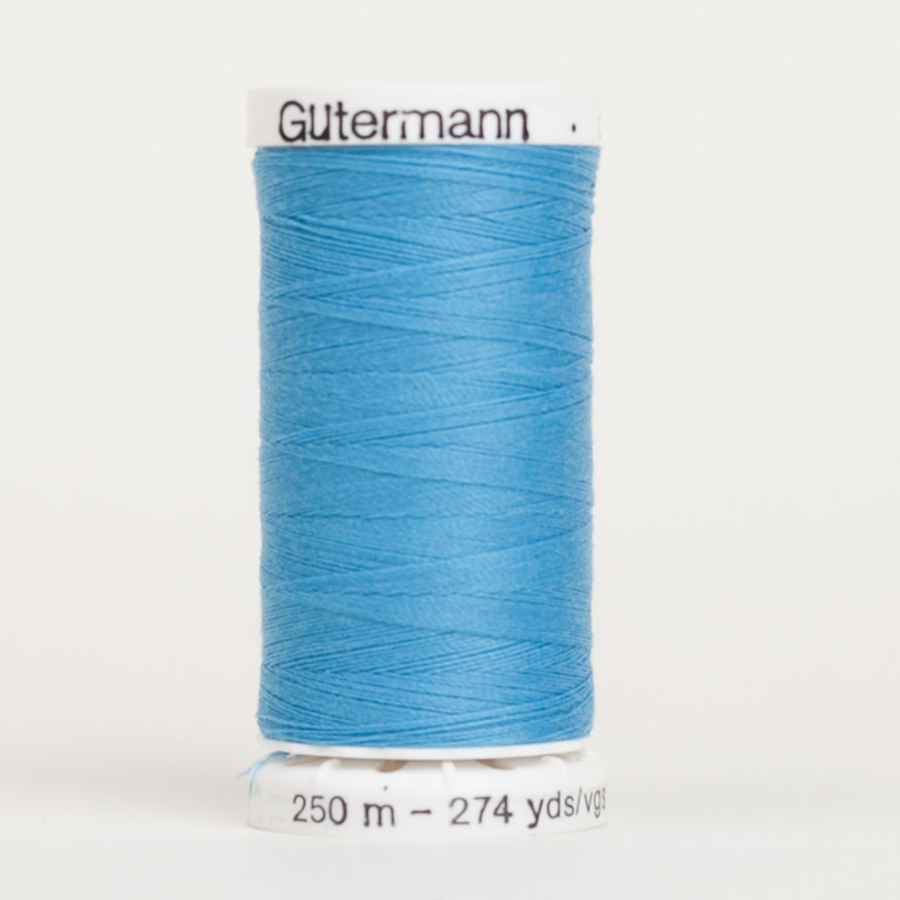 211 Sky Blue 250m Gutermann Sew All Thread | Mood Fabrics