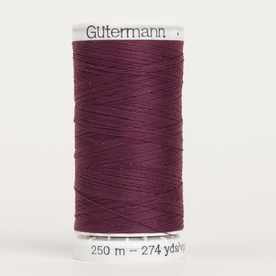 445 Aubergine 250m Gutermann Sew All Thread | Mood Fabrics