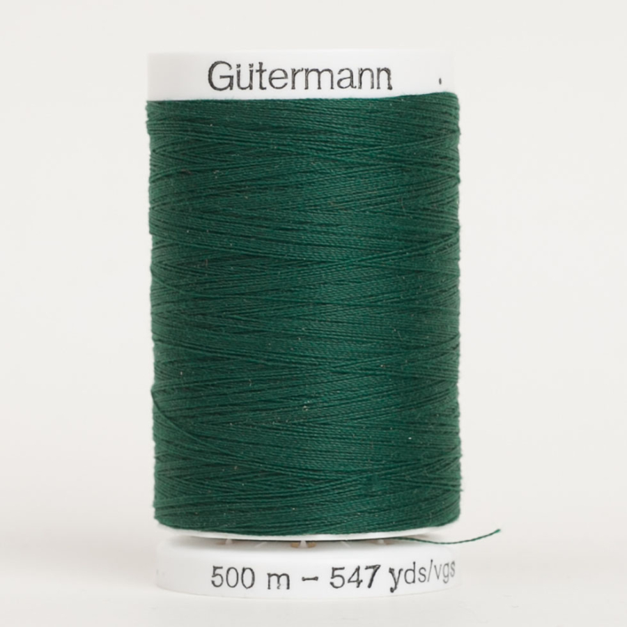 788 Dark Green 500m Gutermann Sew All Thread | Mood Fabrics