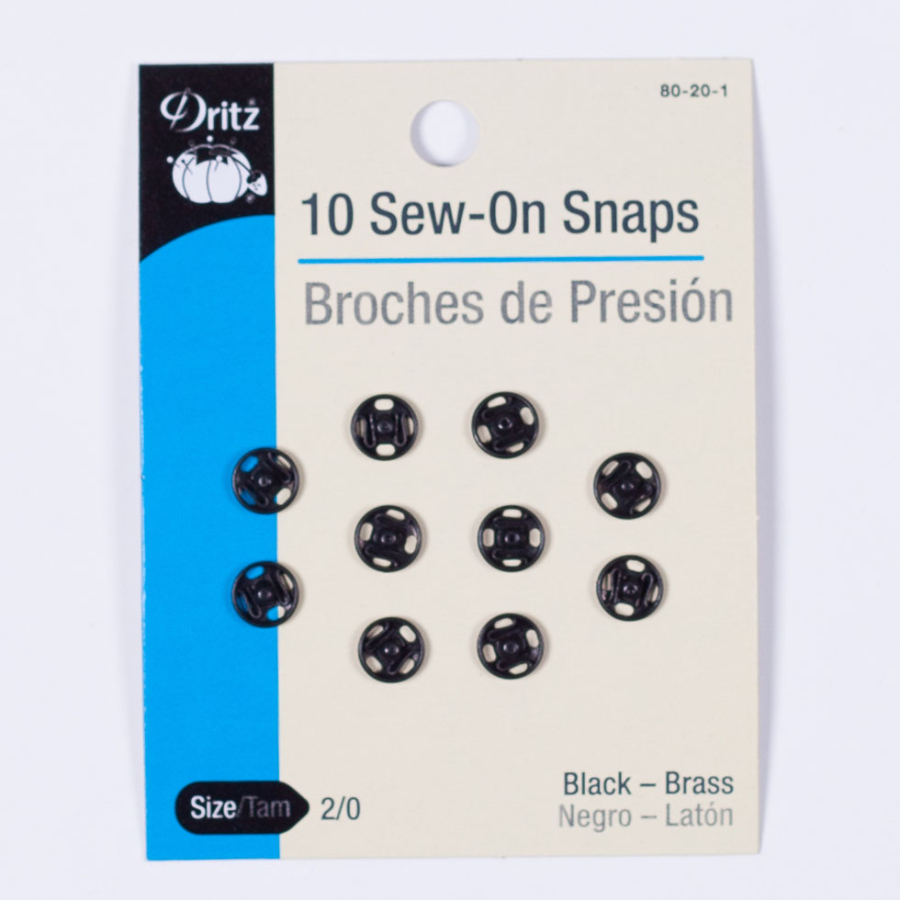 Dritz 10 Sew-On Snaps | Mood Fabrics