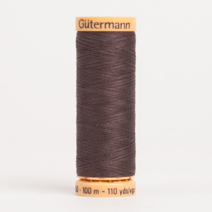 2960 Dark Brown 100m Gutermann Cotton Thread | Mood Fabrics