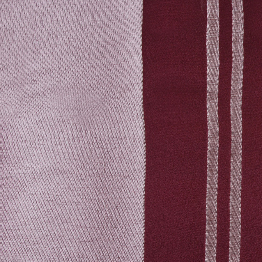 Mulberry Stripes Tone on Tone | Mood Fabrics