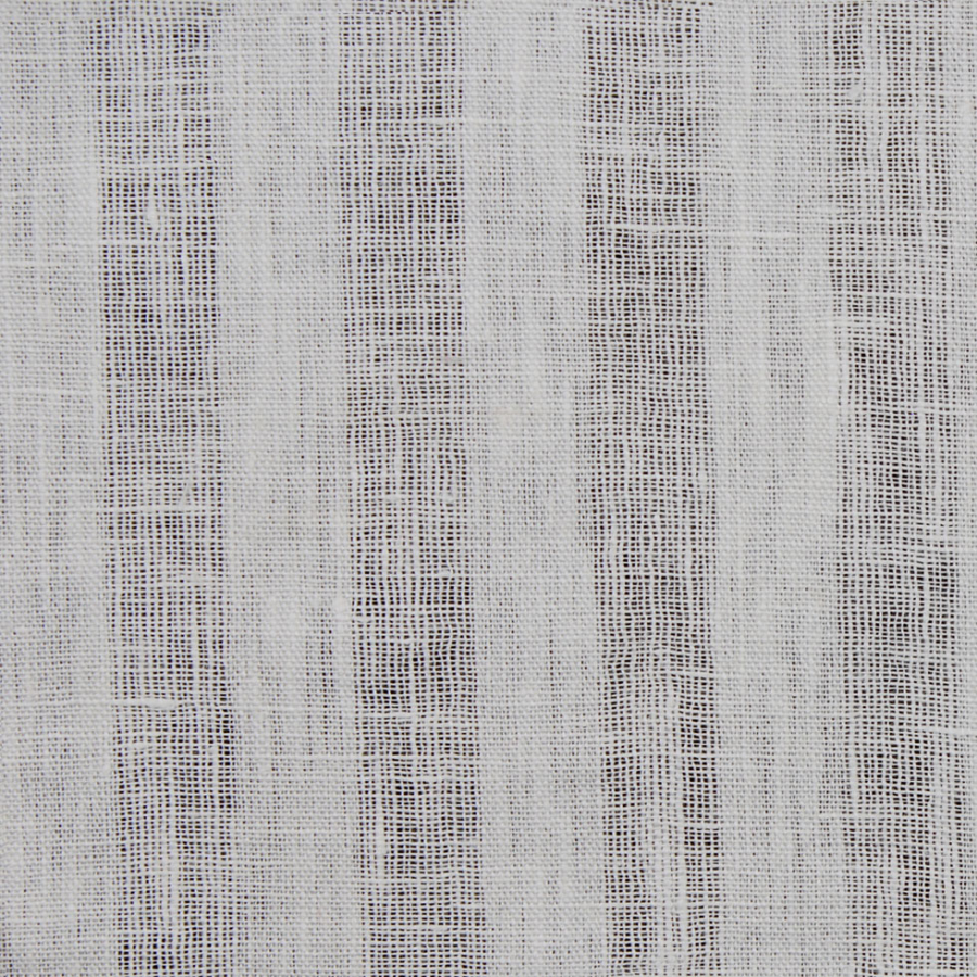 Ivory Stripes Linen | Mood Fabrics