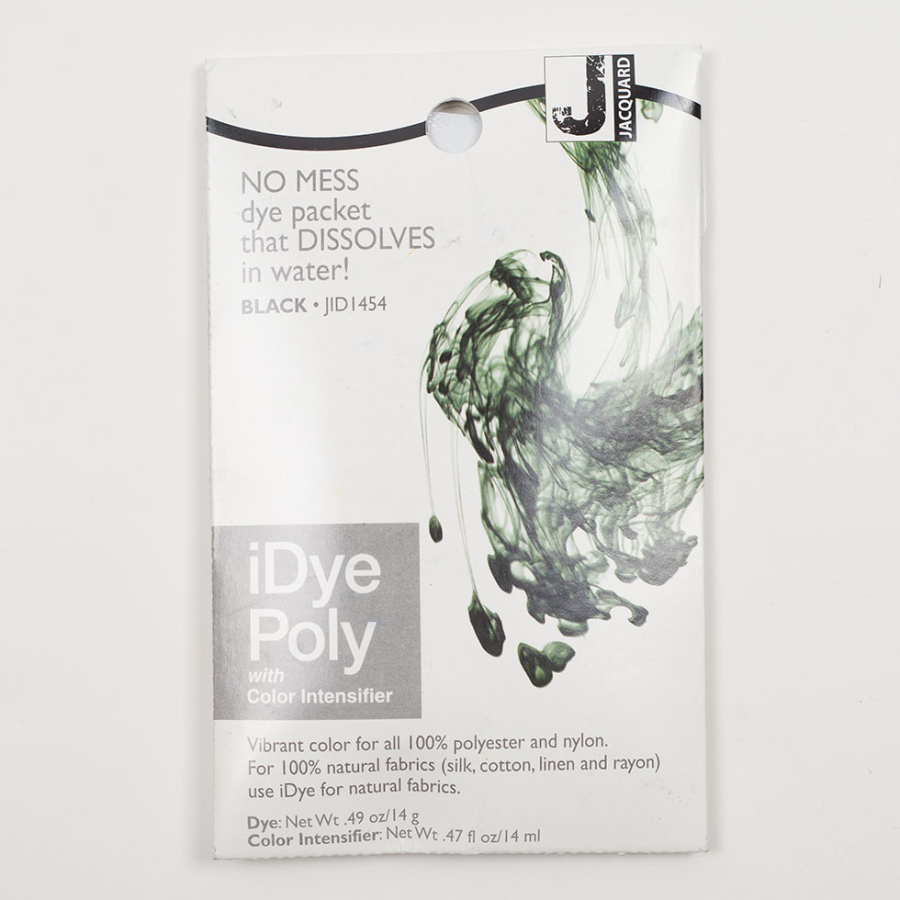 454 Black Jacquard iDye Poly | Mood Fabrics