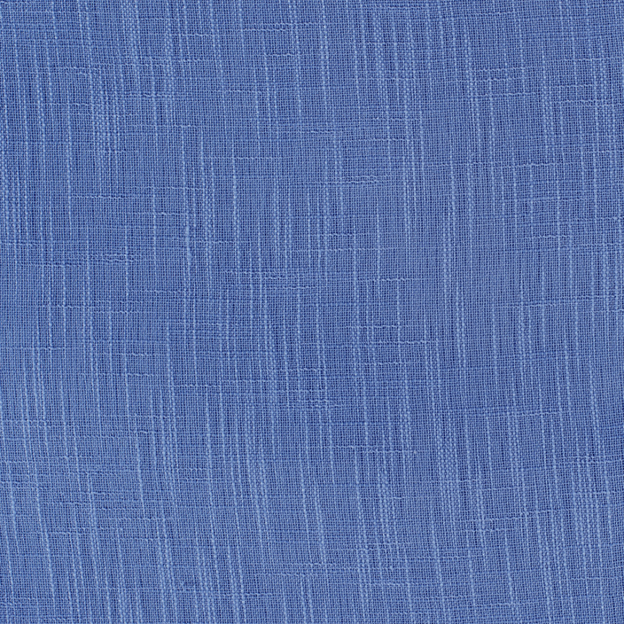 Semi-Sheer, Extra-Wide Ocean Blue Poly Weave | Mood Fabrics