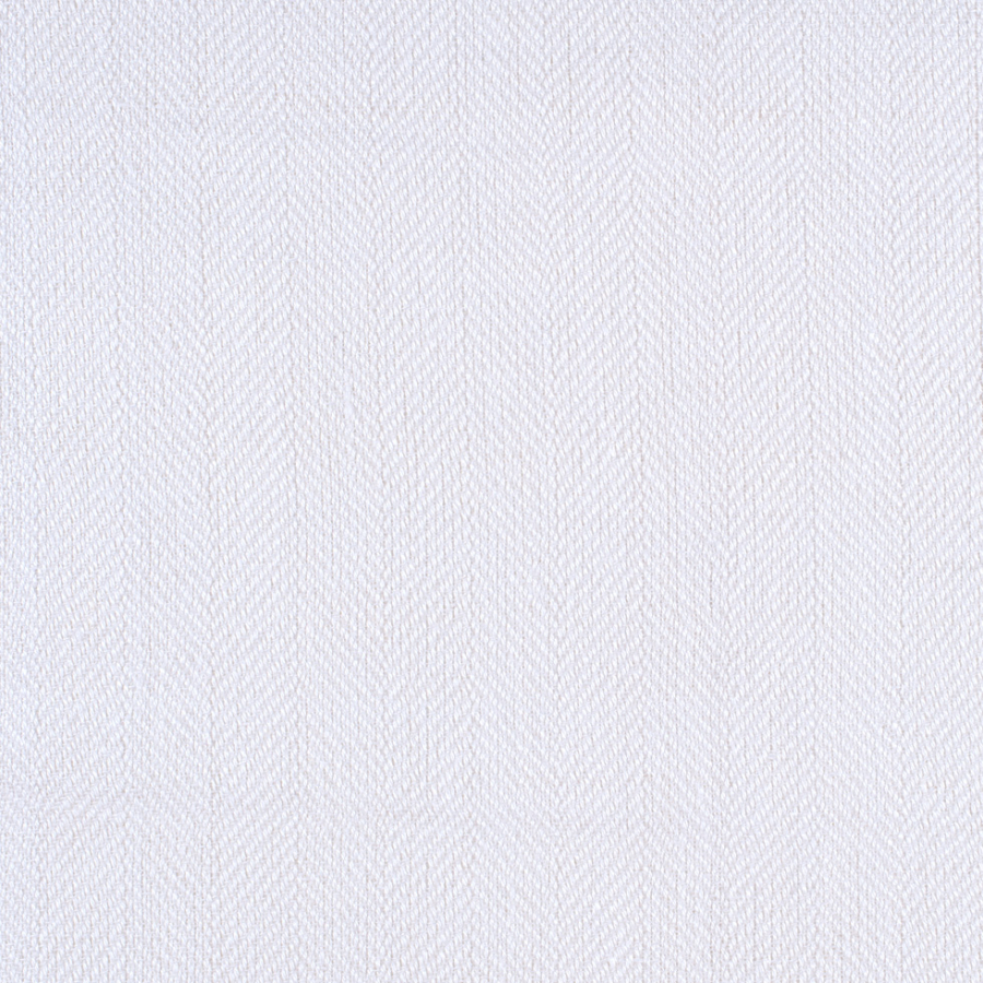 White Herringbone Weave Linen | Mood Fabrics