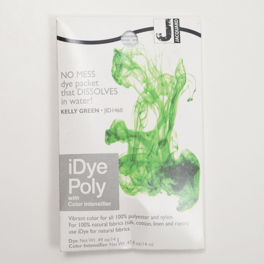 460 Kelly Green Jacquard iDye Poly | Mood Fabrics