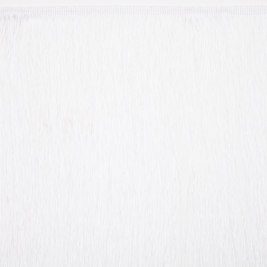 16 European White Chainette Fringe Trim | Mood Fabrics