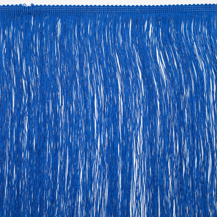 16 European Blue Chainette Fringe Trim | Mood Fabrics