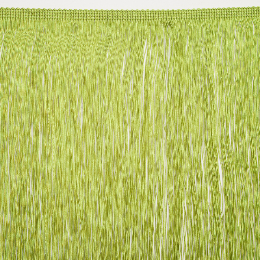 16 European Lime Green Chainette Fringe Trim | Mood Fabrics