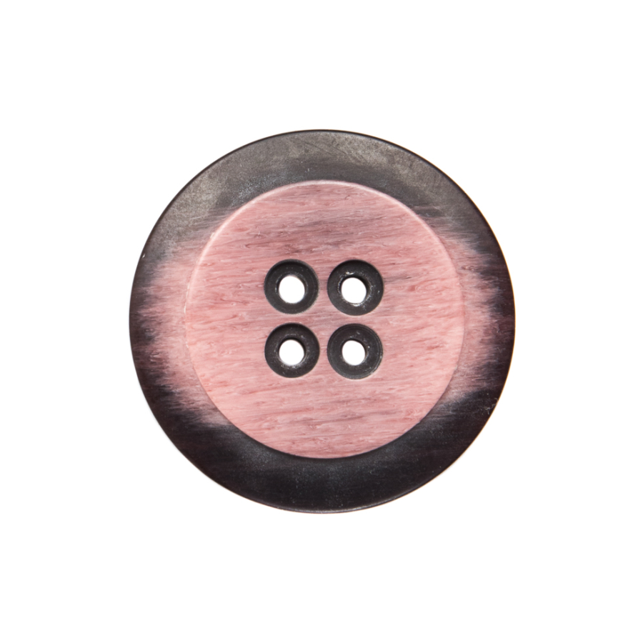Italian Rose Plastic Button - 36L/23mm | Mood Fabrics