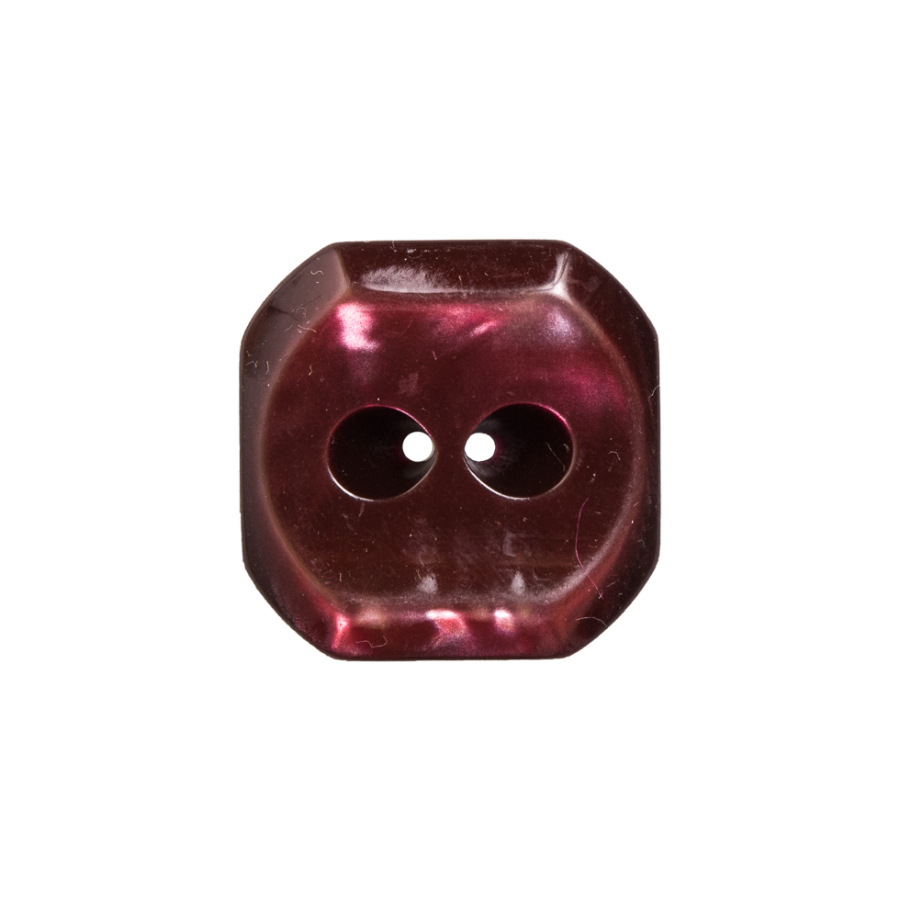 Italian Purple Plastic Button - 28L/18mm | Mood Fabrics