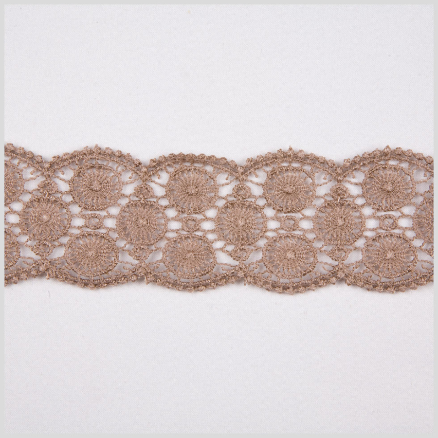 Dusted Brown Lace | Mood Fabrics