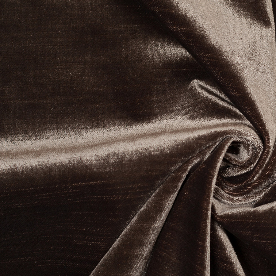 Turkish Oregano Polyester Velvet | Mood Fabrics