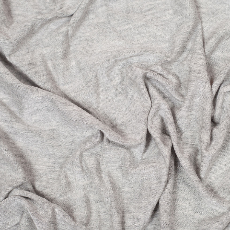 Heathered Gray Rayon Jersey | Mood Fabrics
