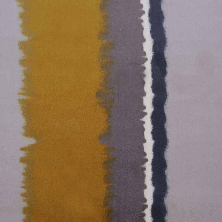 Sahara Abstract Stripes Cotton-Modal Velvet Print | Mood Fabrics