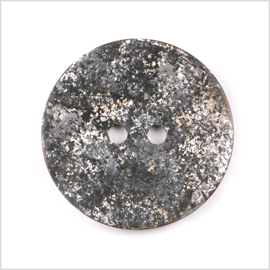 Gray Coconut Button - 64L/42mm | Mood Fabrics