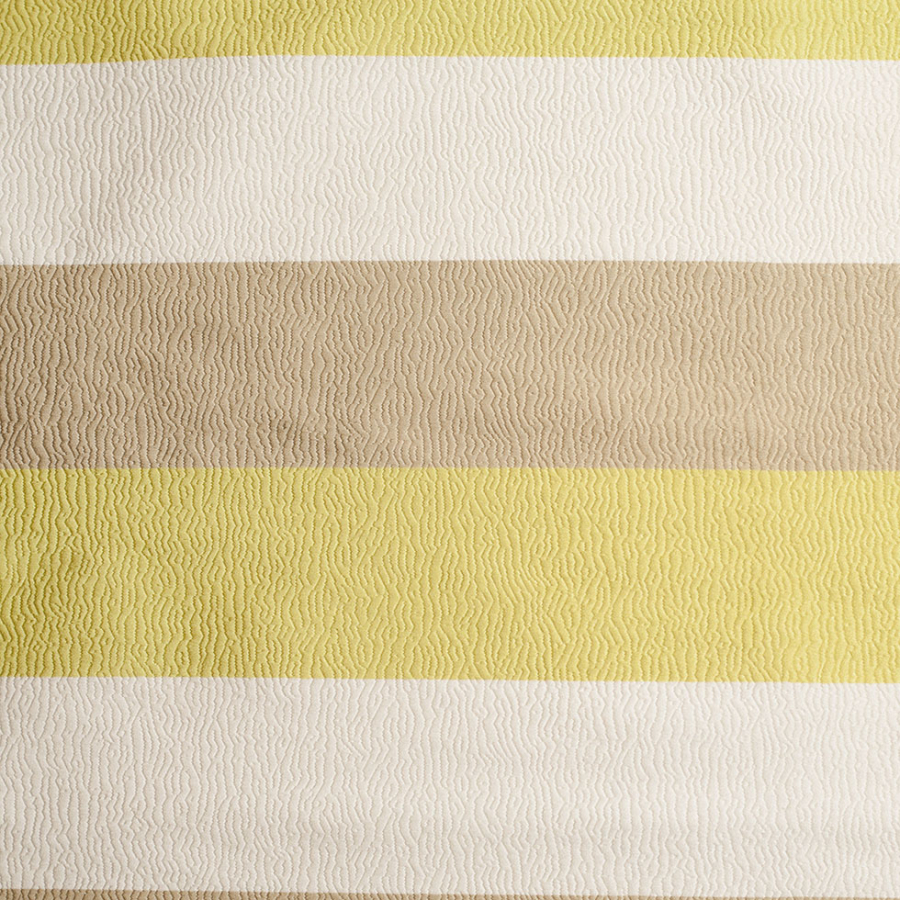 Turkish Lime Striped Polyester Brocade | Mood Fabrics