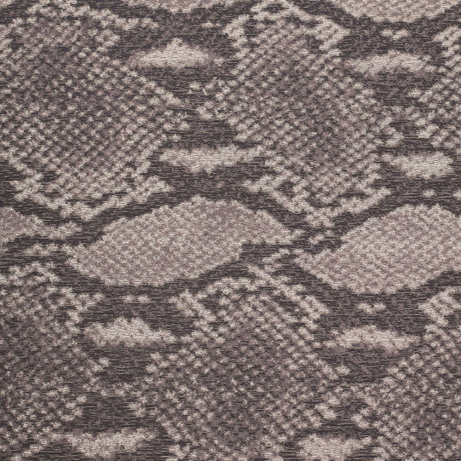 Turkish Chrome Python Printed Polyester Woven | Mood Fabrics